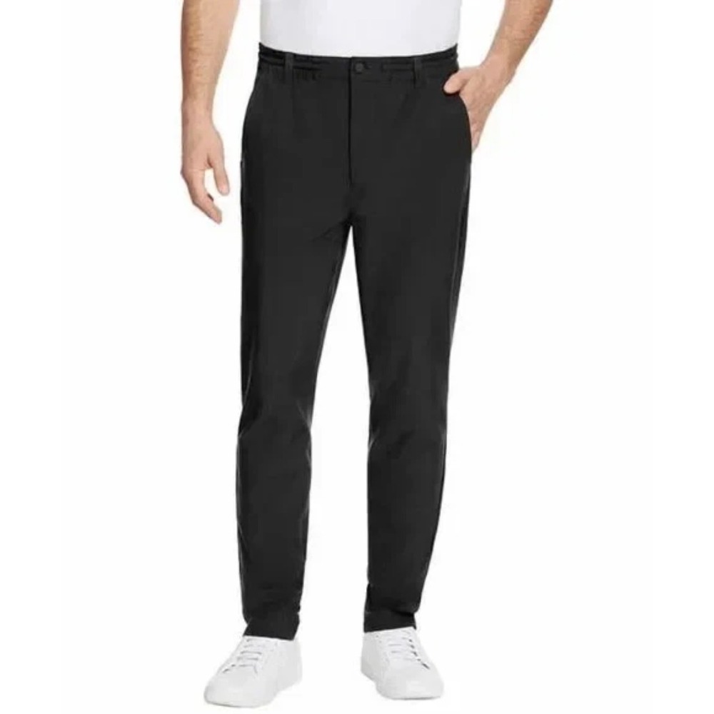 Marc New York Mens‎ Commuter Slim Fit 4 Way Stretch Pants Black 32x29